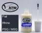 Preview: Fiat, Rhino, PSQ / MSQ: 20ml Lackstift, von ATW Autoteile West.